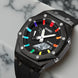 Analog-Digital Watch for Men with Black Silicone Strap and Round Dial for Casual & Formal Wear