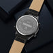 Digital Watch for Men with Brown Leather Strap and Round Dial for Casual & Formal Wear