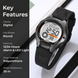 Digital Watch for Kids with Black Silicone Strap and Round Dial for Casual & Formal Wear
