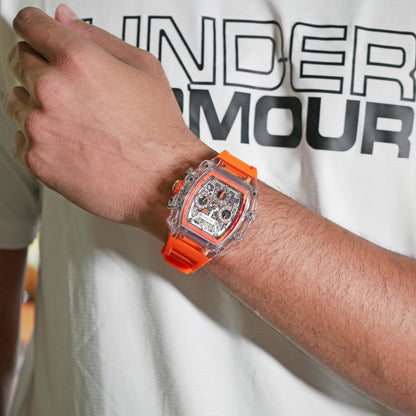 Luxury Skeleton Dial Wrist Watch for men