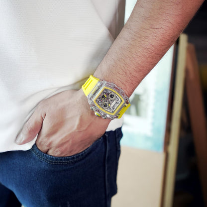 Luxury Skeleton Dial Wrist Watch for men