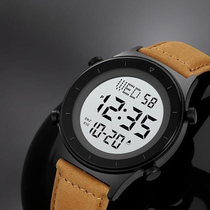 Rugged Digital Sports Watch for Men with Multi Function Display and Outdoor Style