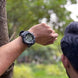 Digital Watch for Men with Black Silicone Strap and Round Dial for Casual & Formal Wear