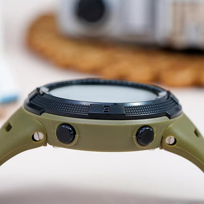 Premium Digital Sports Watch for Men with Round Dial Alarm Stopwatch Luminous Display and Comfortable Strap