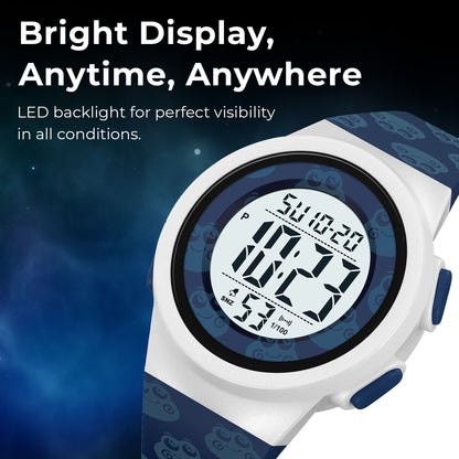 Skmei Digital Dial TPU Strap Watch for Kids - 2286