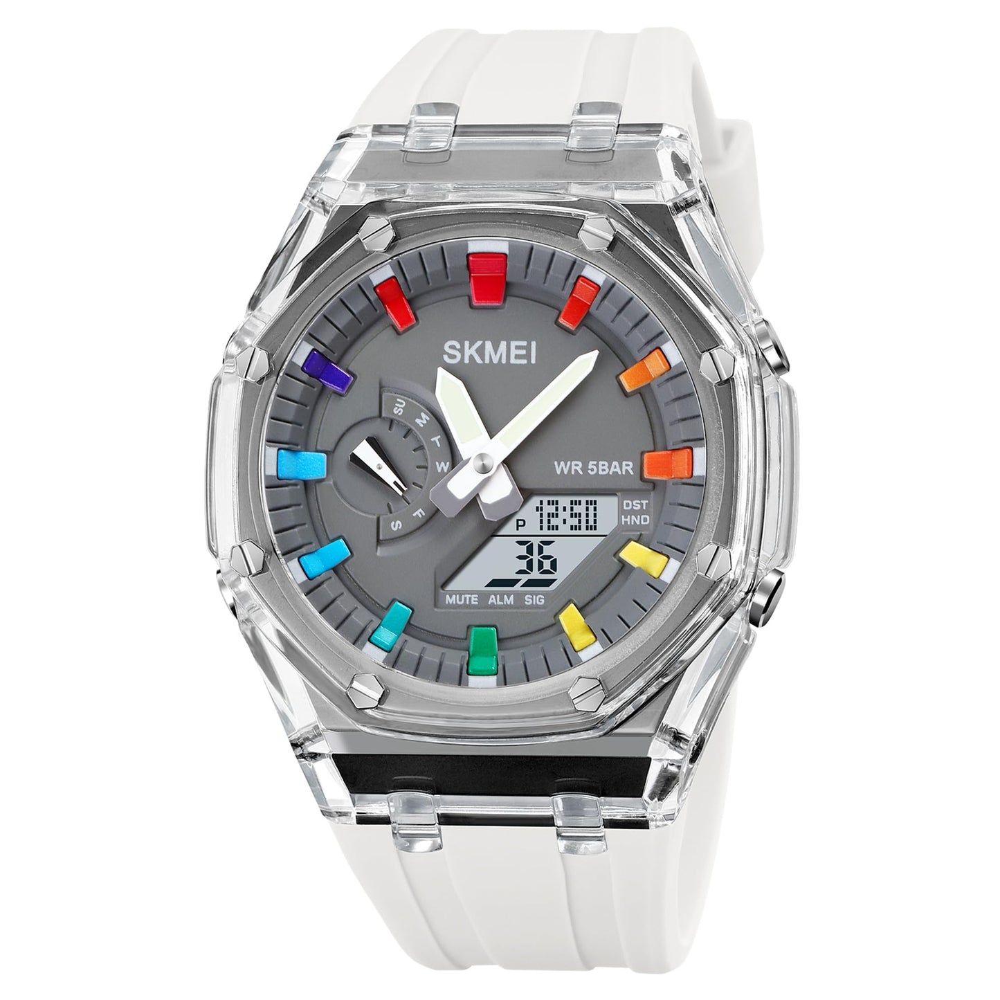 Analog Digital Watch Multi Function Sports Watch with LED Display, Alarm, Stopwatch & Durable Strap