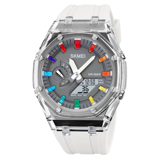 Analog Digital Watch Multi Function Sports Watch with LED Display, Alarm, Stopwatch & Durable Strap
