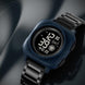 Digital Watch for Men with Black Stainless Steel Strap and Round Dial for Casual & Formal Wear