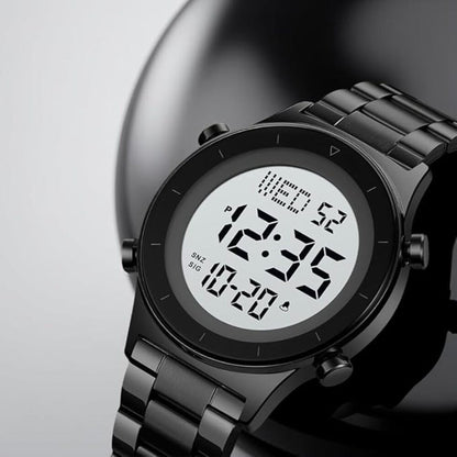 Rugged Digital Sports Watch for Men with Multi Function Display and Outdoor Style