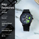 Rolling Watch for Men with Black Metal Strap and Round Dial for Casual & Formal Wear