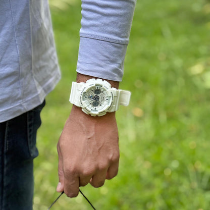 Premium Tactical Chronograph Rugged Analog & Digital Sports Watch