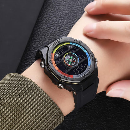 Smart Digital Sports Watch for Men with Multi Function Display and Rugged Outdoor Design