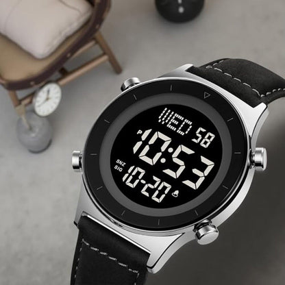 Rugged Digital Sports Watch for Men with Multi Function Display and Outdoor Style