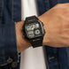 Digital Watch for Men with Black Silicone Strap and Round Dial for Casual & Formal Wear