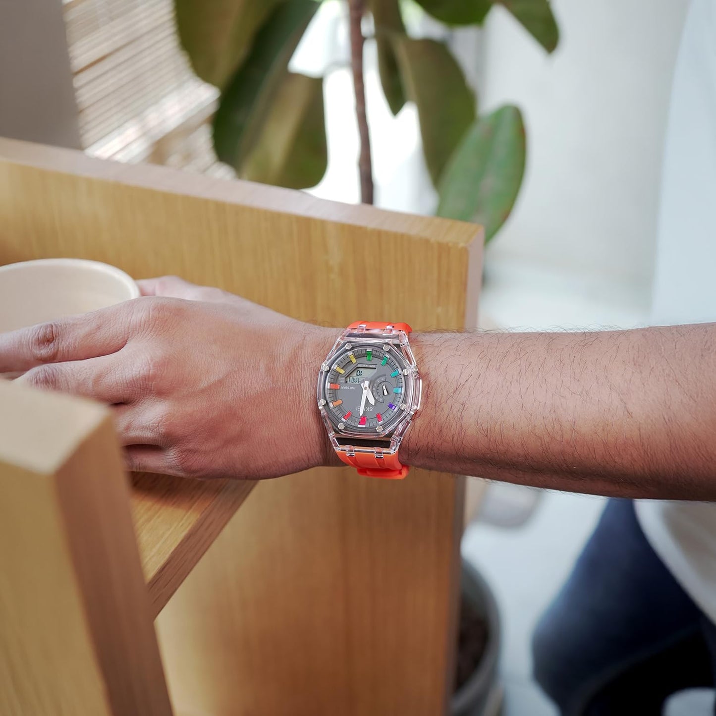 Analog Digital Watch Multi Function Sports Watch with LED Display, Alarm, Stopwatch & Durable Strap