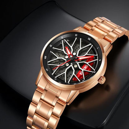 Luxury Skeleton Dial Analog Watch for Men with Premium Metal Strap and Stylish Designer Look