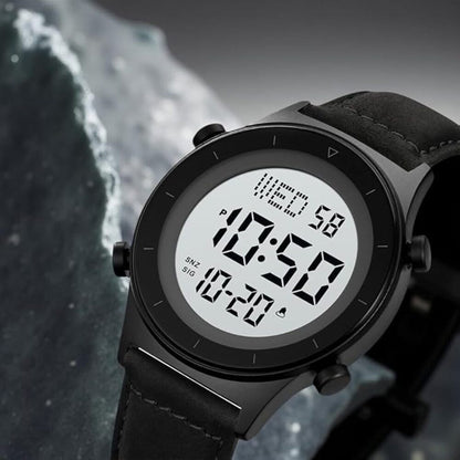 Rugged Digital Sports Watch for Men with Multi Function Display and Outdoor Style