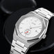 Analog Watch for Men with Silver Stainless Steel Strap and Round Dial for Casual & Formal Wear
