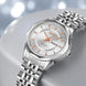 Analog Watch for Women with Silver Stainless Steel Strap and Round Dial for Casual & Formal Wear