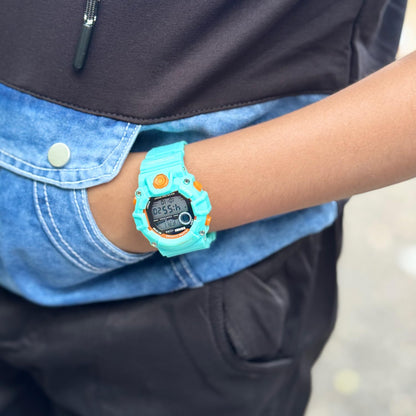 Digital Sports Watch with Rugged Design and Multi Function Display for kids