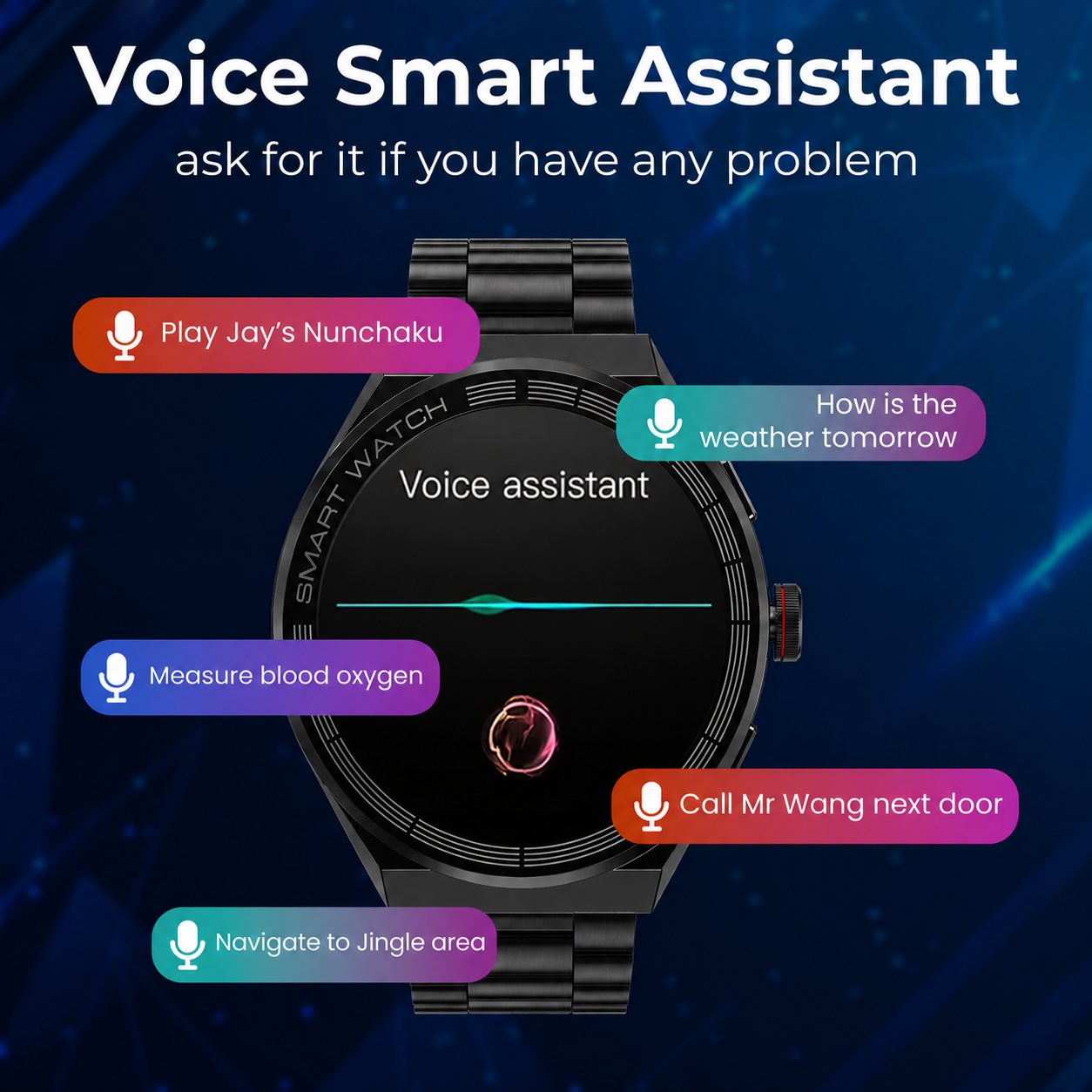 Premium AMOLED Smartwatch with Classic Round Dial and Advanced Fitness Features