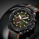 Analog Watch for Men with Black Leather Strap and Round Dial for Casual & Formal Wear