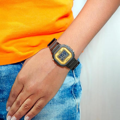 Classic Digital Watch for Men and Boys with Retro Style Display and Comfortable Strap