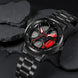 Analog-Digital Watch for Women with Black Stainless Steel Strap and Round Dial for Casual & Formal Wear