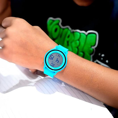 Sporty Digital Wrist Watch for Everyday Wear for kids