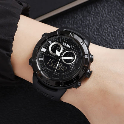 Premium Rugged Sports Watch Dual Display Tactical Wristwatch