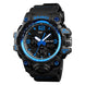 Analog-Digital Watch for Men with Black Polyurethane Strap and Round Dial for Casual & Formal Wear