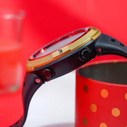 Stealth Outdoor Digital Sports Watch with Rugged Silicone Strap and Multifunction Display