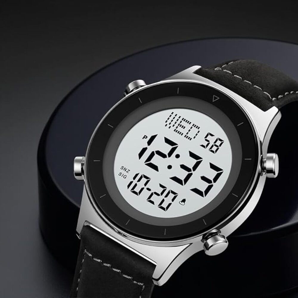 Rugged Digital Sports Watch for Men with Multi Function Display and Outdoor Style
