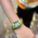 Digital Watch for Kids with Army Green Camouflage Polyurethane Strap and Round Dial for Casual & Formal Wear