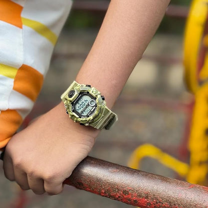 Digital Sports Watch with Rugged Design and Multi Function Display for kids