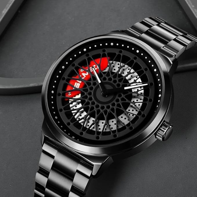 Premium Skeleton Dial Watch for Men – Stainless Steel Strap, Unique Designer Mechanical Style Wrist Watch