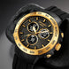 Analog-Digital Watch for Men with Black Silicone Strap and Round Dial for Casual & Formal Wear