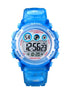 Digital Watch for Kids with Light Blue Polyurethane Strap and Round Dial for Casual & Formal Wear