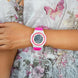 Digital Watch for Kids with Rose Red Polyurethane Strap and Round Dial for Casual & Formal Wear