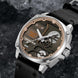Analog Watch for Men with Black Leather Strap and Round Dial for Casual & Formal Wear