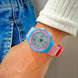 Digital Watch for Kids with Light Pink Silicone Strap and Round Dial for Casual & Formal Wear