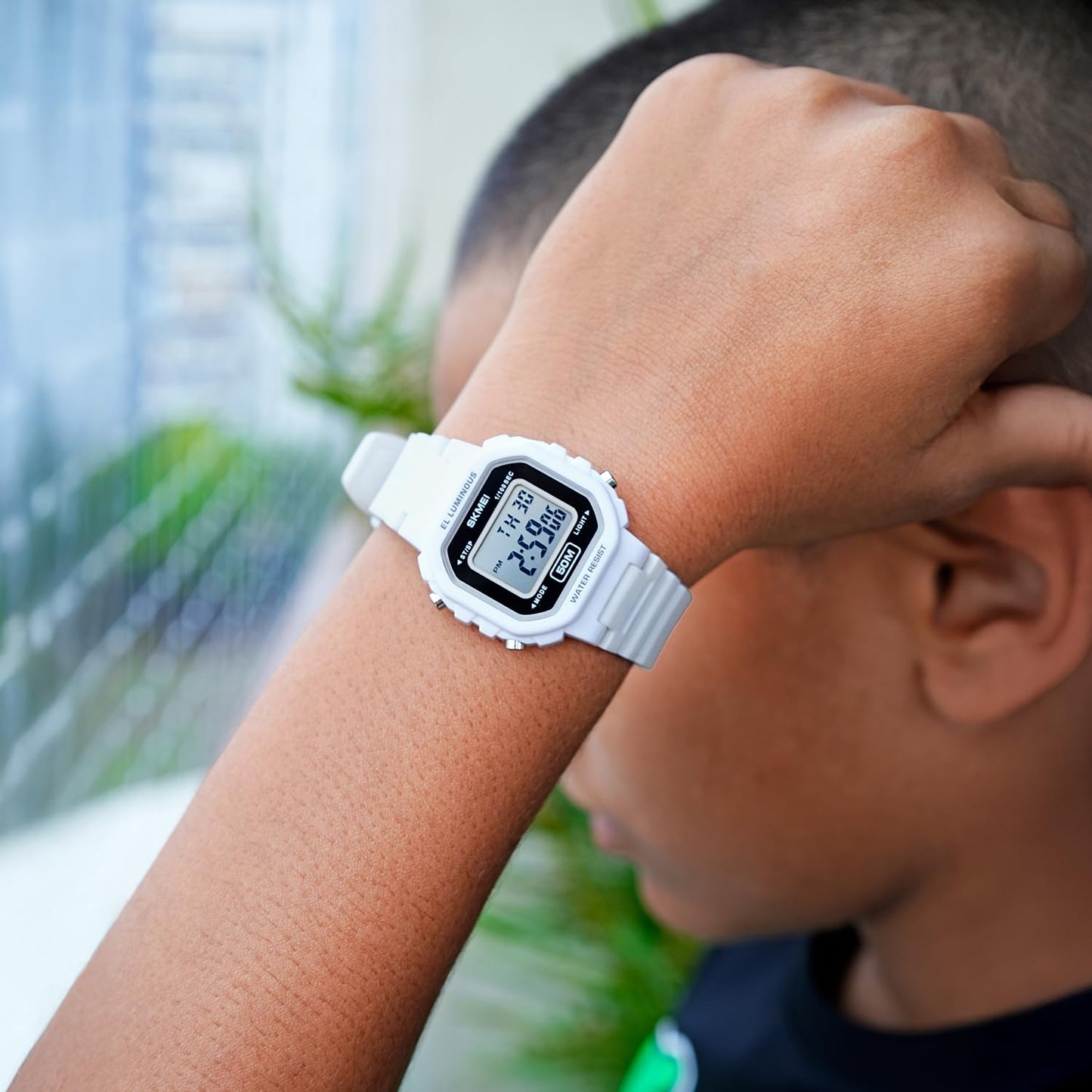 Classic Digital Watch for Men and Boys with Retro Style Display and Comfortable Strap