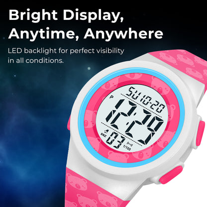 Skmei Digital Dial TPU Strap Watch for Kids - 2286