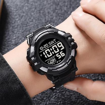 Rugged Digital Sports Watch for Men with Outdoor Style and Multi Function Display