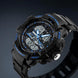 Analog-Digital Watch for Men with Black Polyurethane Strap and Round Dial for Casual & Formal Wear