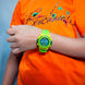 Digital Watch for Kids with Green Polyurethane Strap and Round Dial for Casual & Formal Wear