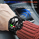 Smart Watch for Men with Black Silicone Strap and Round Dial for Casual & Formal Wear