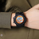 Digital Watch for Men with Black Silicone Strap and Round Dial for Casual & Formal Wear