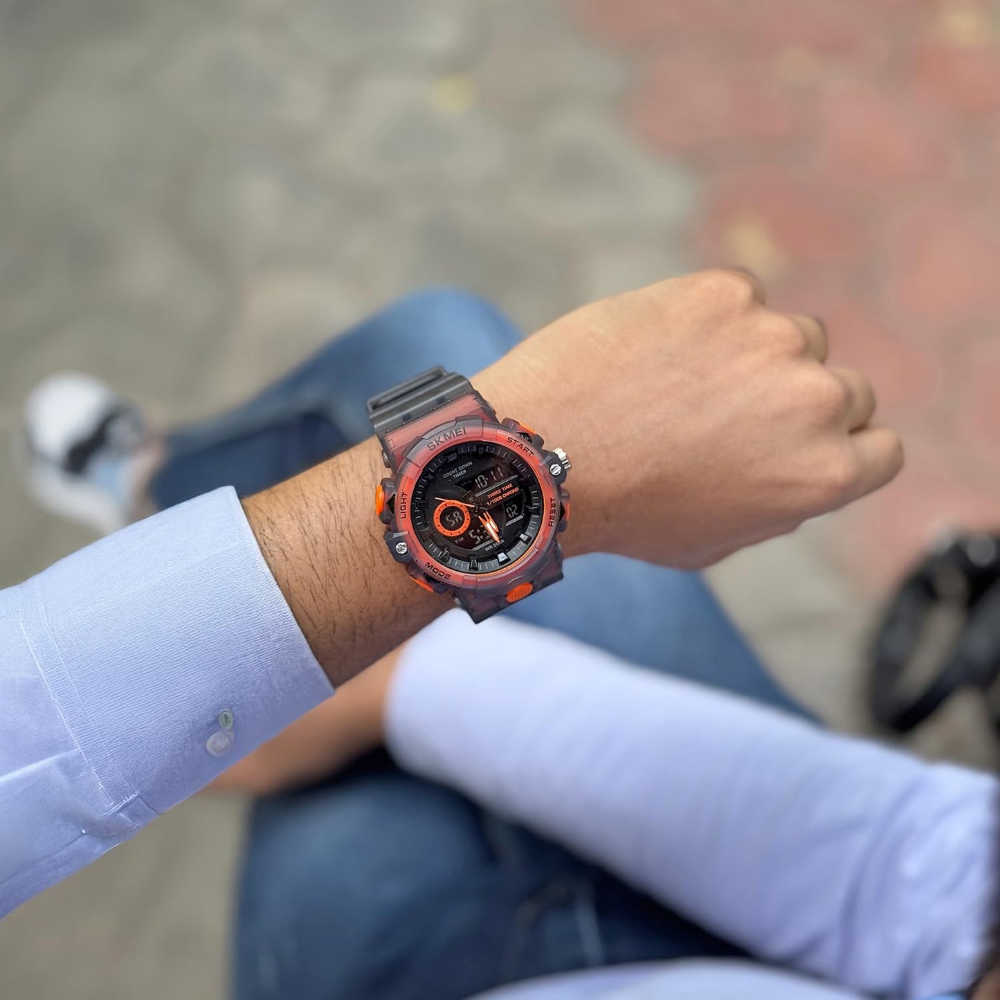 Premium Analog Digital Sports Watch for Men with Rugged Outdoor Design and Multi Function Display