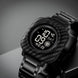 Digital Watch for Men with Black Stainless Steel Strap and Round Dial for Casual & Formal Wear